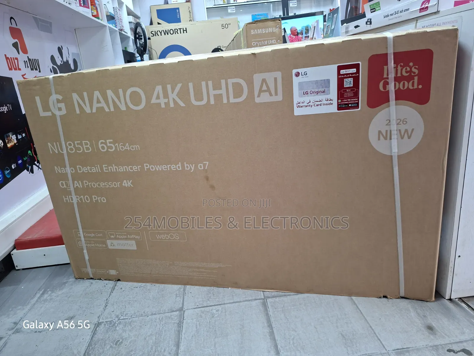 LG Nu85 65" Led 4k HDR Smart TV 2026 - 65nu850b6la