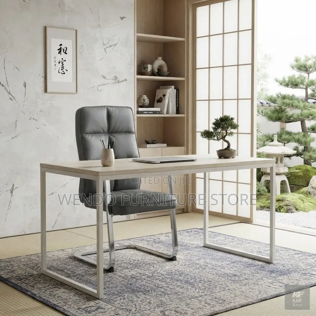 Office Chairs; Leather High Backrest Office Seat With Sled Base Legs