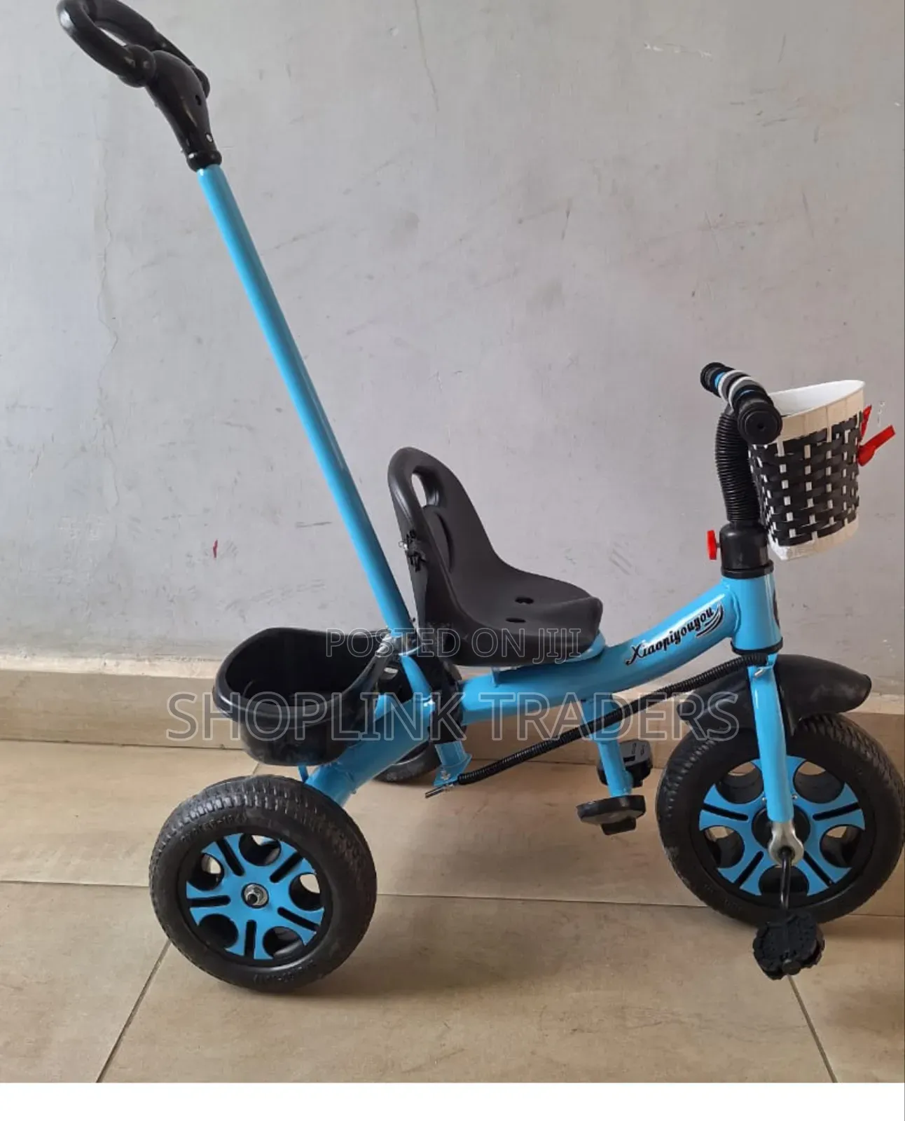 Kids Triciclo With Push Handle