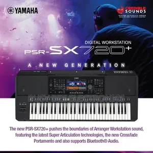 Yamaha PSR-SX720+ 61-Key Professional Arranger Workstation Keyboard