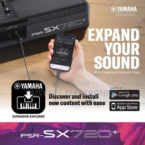 Yamaha PSR-SX720+ 61-Key Professional Arranger Workstation Keyboard