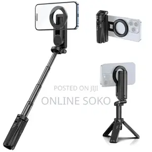 3-in-1 Portable Phone Stand, Handheld Selfie Stick & Desktop Tripod