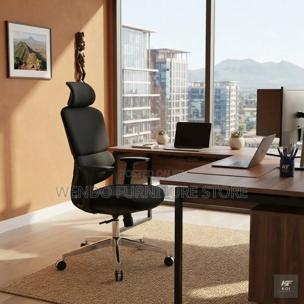 Office Chairs; Reclining High Back Executive Fabricated Office Chairs