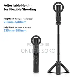3-in-1 Portable Phone Stand, Handheld Selfie Stick & Desktop Tripod