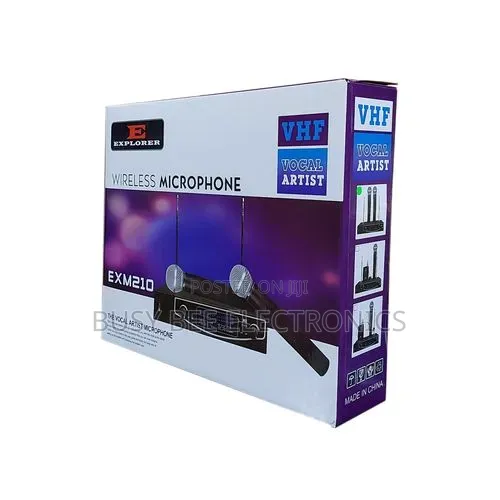 Explorer EXM 210 Dual Channel Wireless Microphone