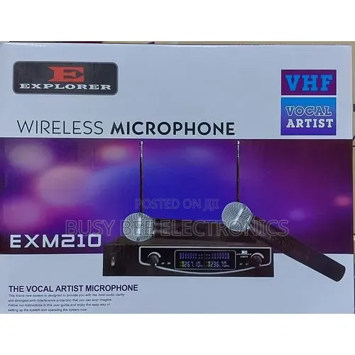 Explorer EXM 210 Dual Channel Wireless Microphone