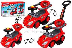 3-in-1 Kids Ride-on Push Car