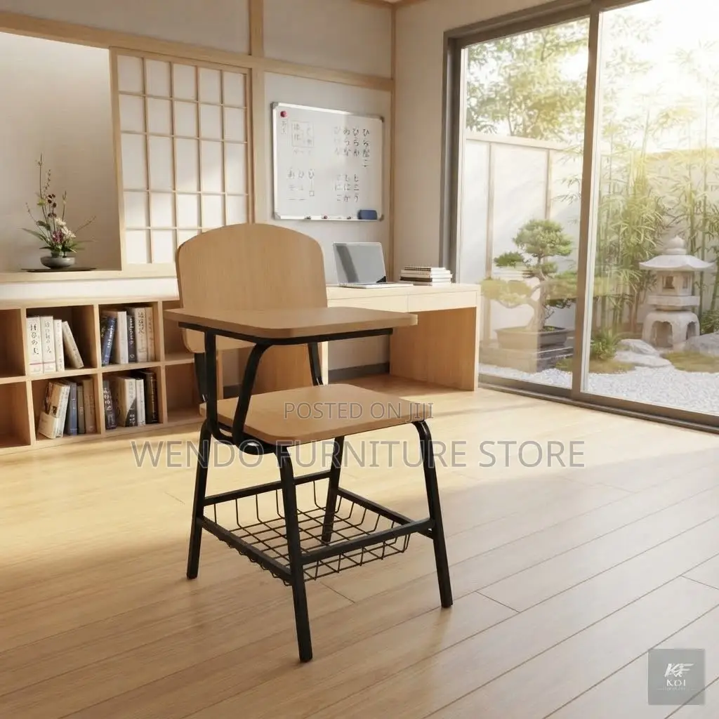 Home Desk; Ergonomic Wooden Schools Mid Backrest Chairs