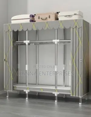 Heavy Duty Metallic Portable Wardrobe