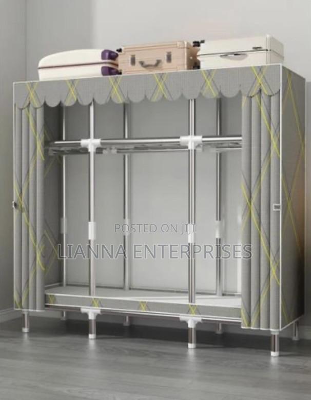 Heavy Duty Metallic Portable Wardrobe - thumbnail 2