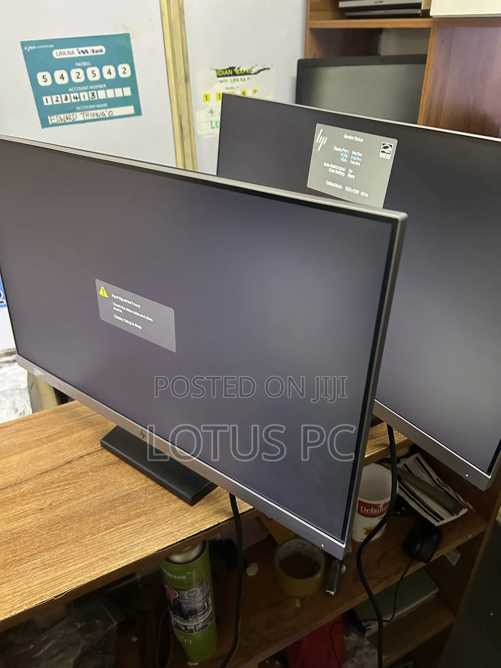 HP Monitors 24”inch Edge to Edge