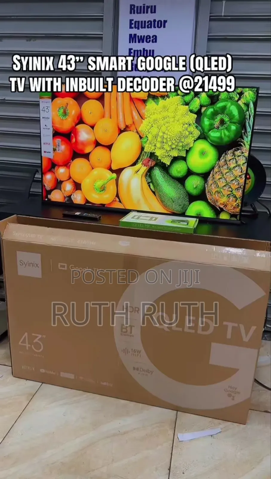 Syinix 43 Inch Qled TV