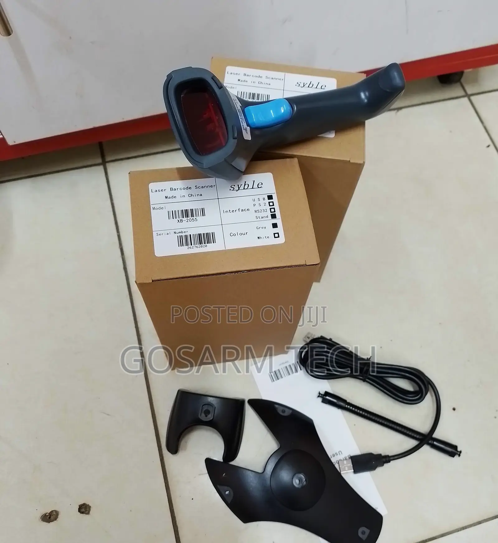 XB-2055 Barcode Scanner Handheld USB Barcode Reader for POS Systems