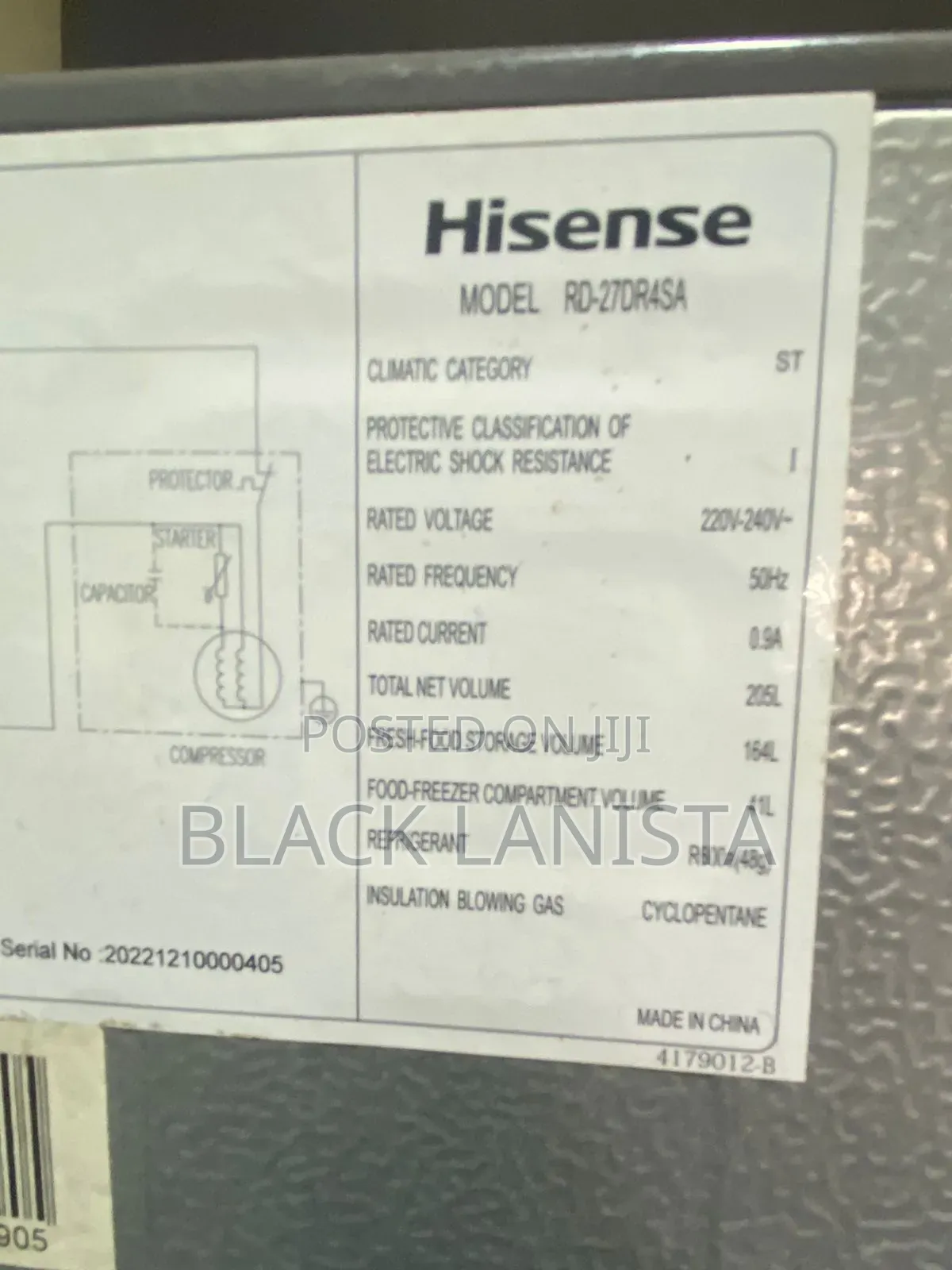 Hisense Fridge