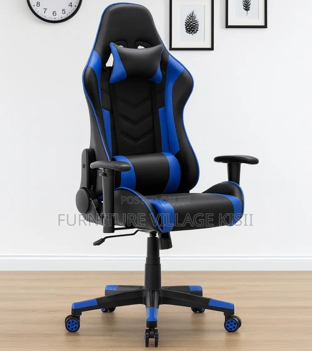 Office Chair; High Back Leather Gaming Chair
