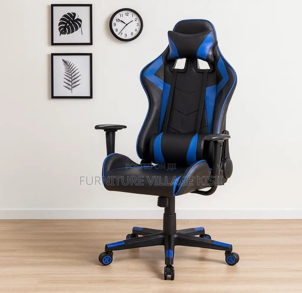 Office Chair; High Back Leather Gaming Chair
