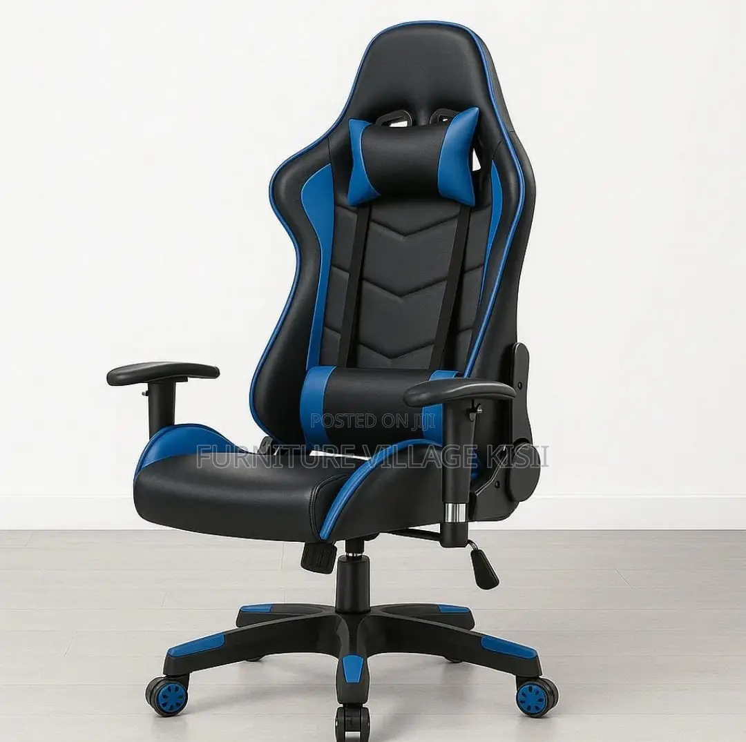 Office Chair; High Back Leather Gaming Chair