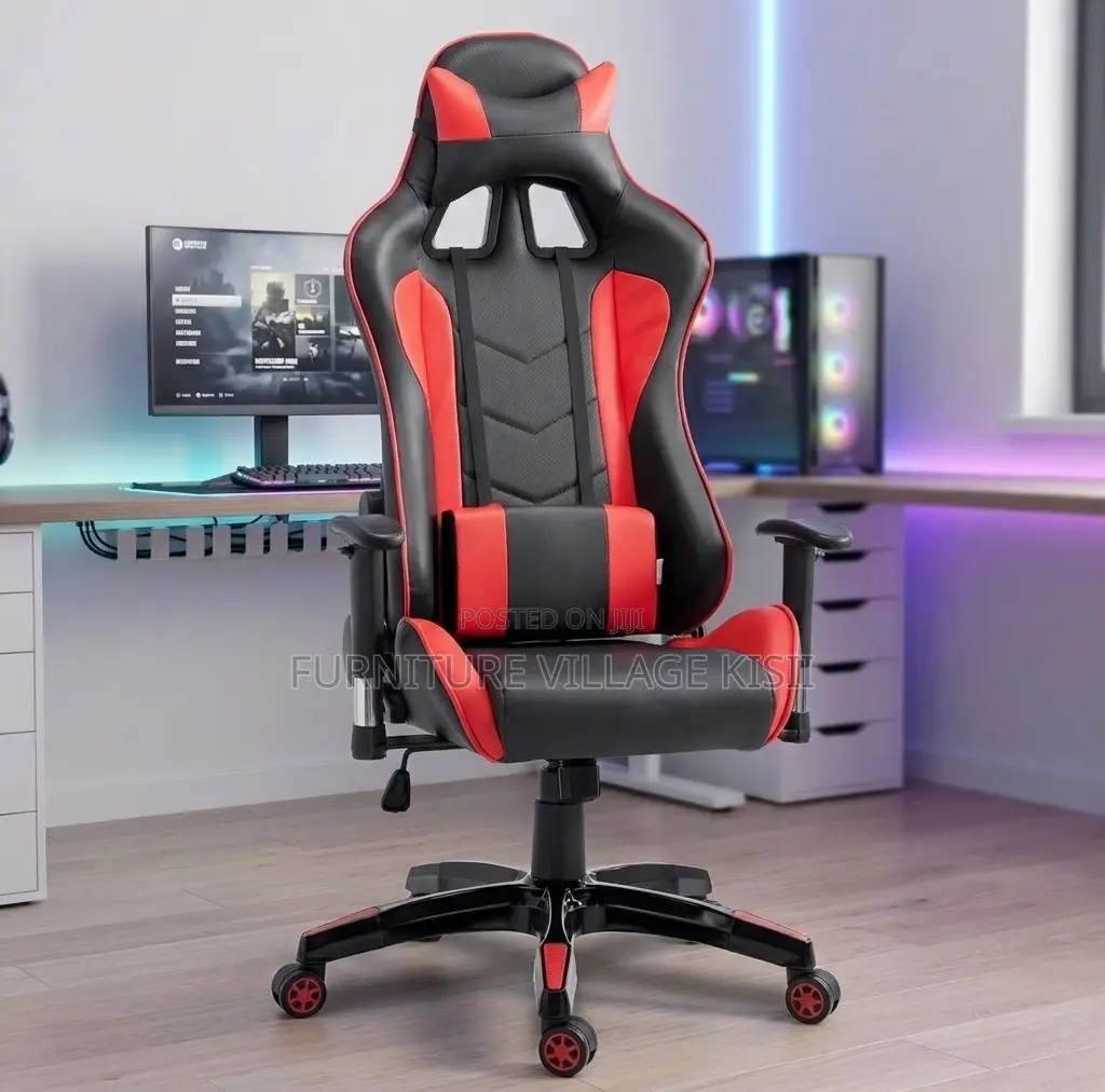 Office Chair; High Back Leather Gaming Chair
