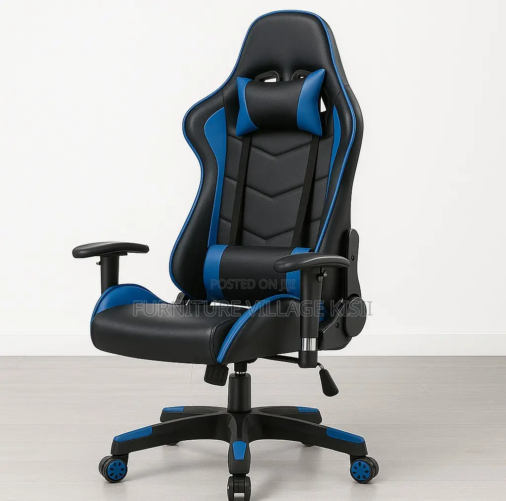 Office Chair; High Back Leather Gaming Chair