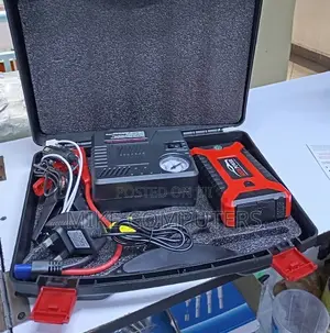 12V 99800mAh Car Jump Starter With Powerful Air Compressor