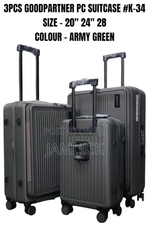 K34 3pcs PC Suitcases