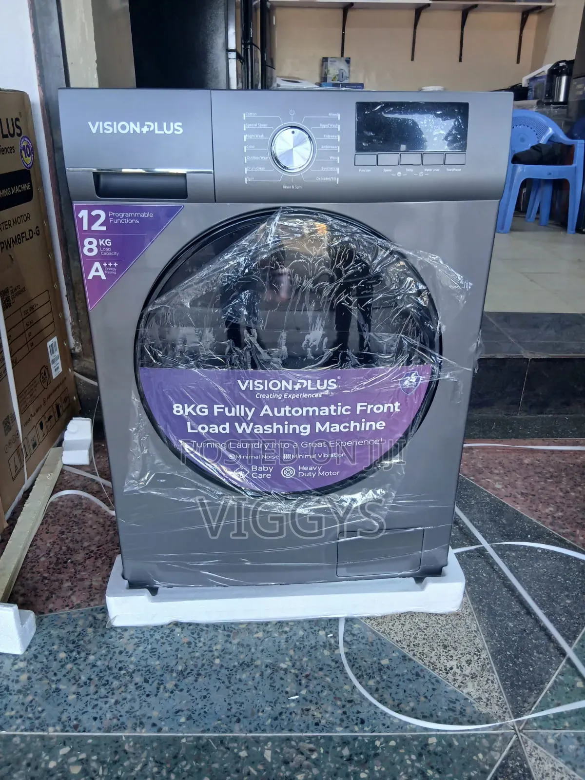 Vision Plus + 8 Kg Wash and Spin Front Load