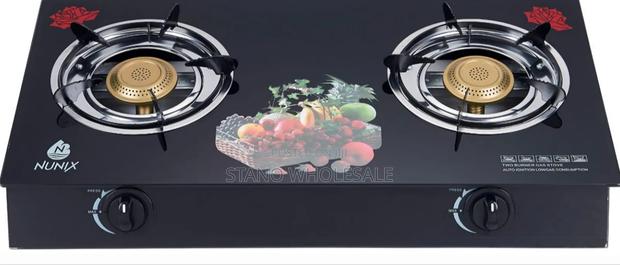 Nunix 2 Burners Glass Top