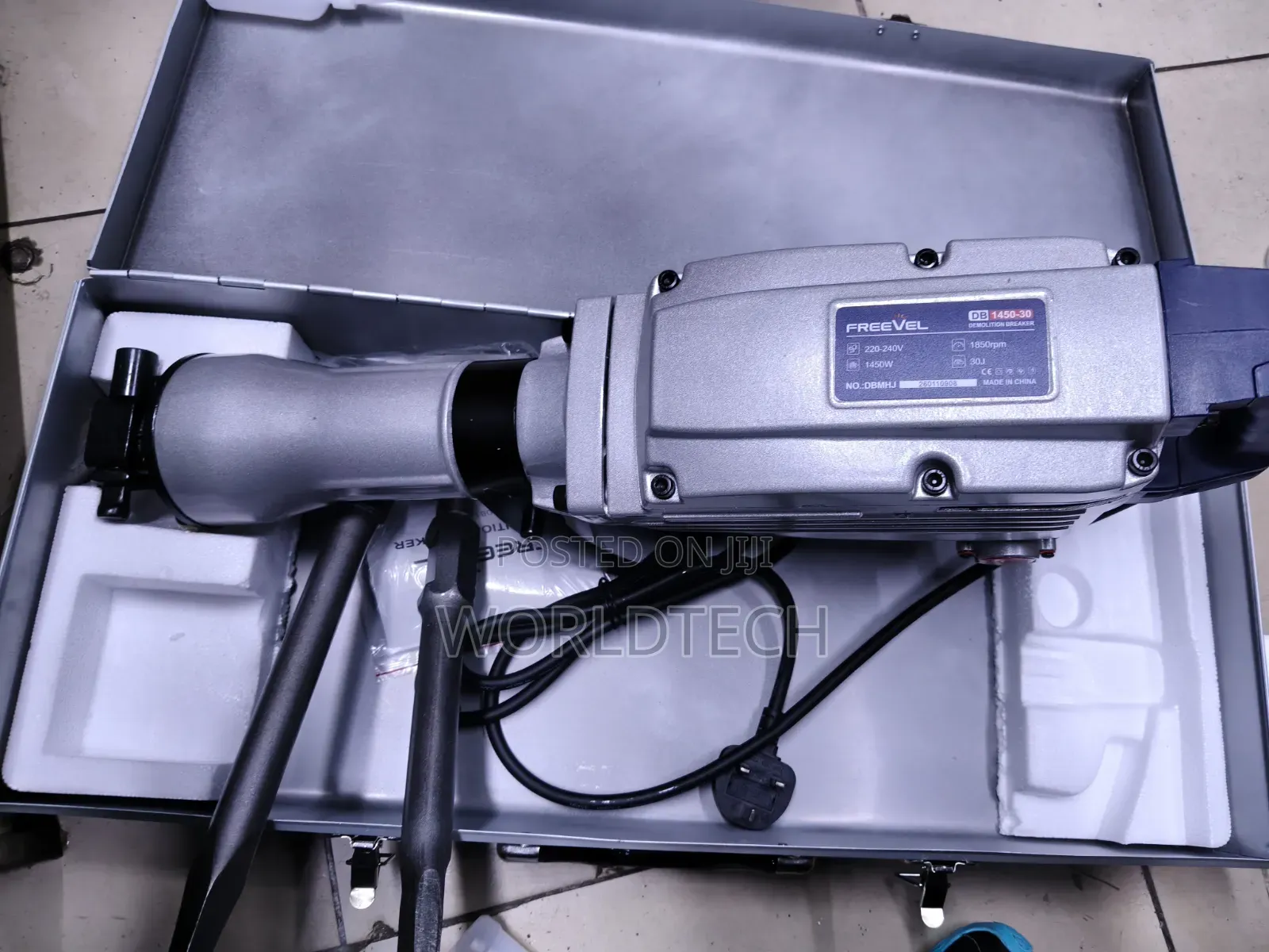 1450watts Freevel Electric Demolition Hummer/ 30j Freevel Demolition