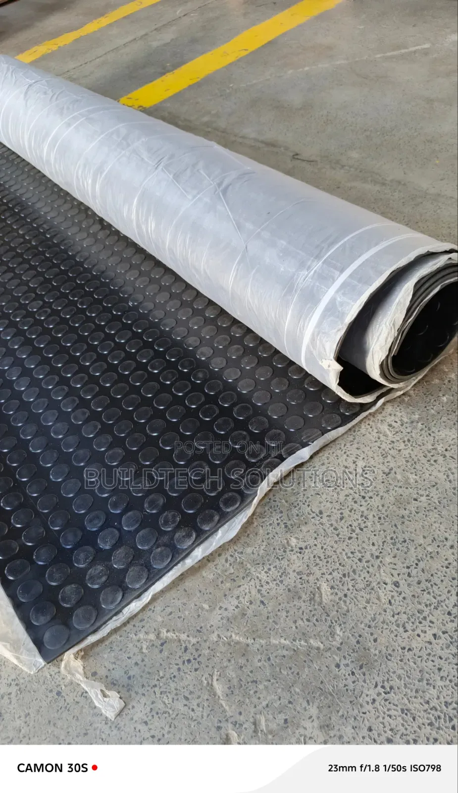 Round Studded Coin Mat 1m×10m Roll