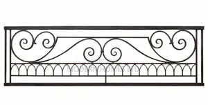 Custom Decorative Wrought Iron Grill / Boundary Wall Fence in Kenya