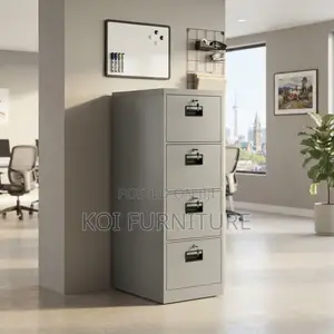 Office Cabinet; Four Drawers Lockable Key Business Cabinet