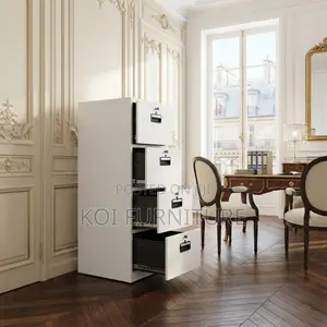 Office Cabinet; Four Drawers Lockable Key Business Cabinet