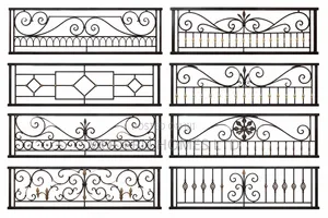 Custom Decorative Wrought Iron Grill / Boundary Wall Fence in Kenya