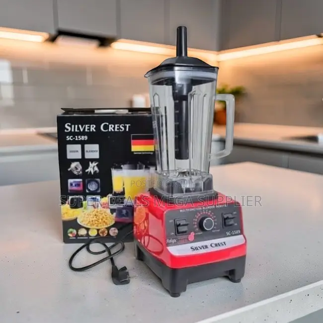 Easy Grinding Silver Crest 2-in-1 Double Cup Blender + Grinder