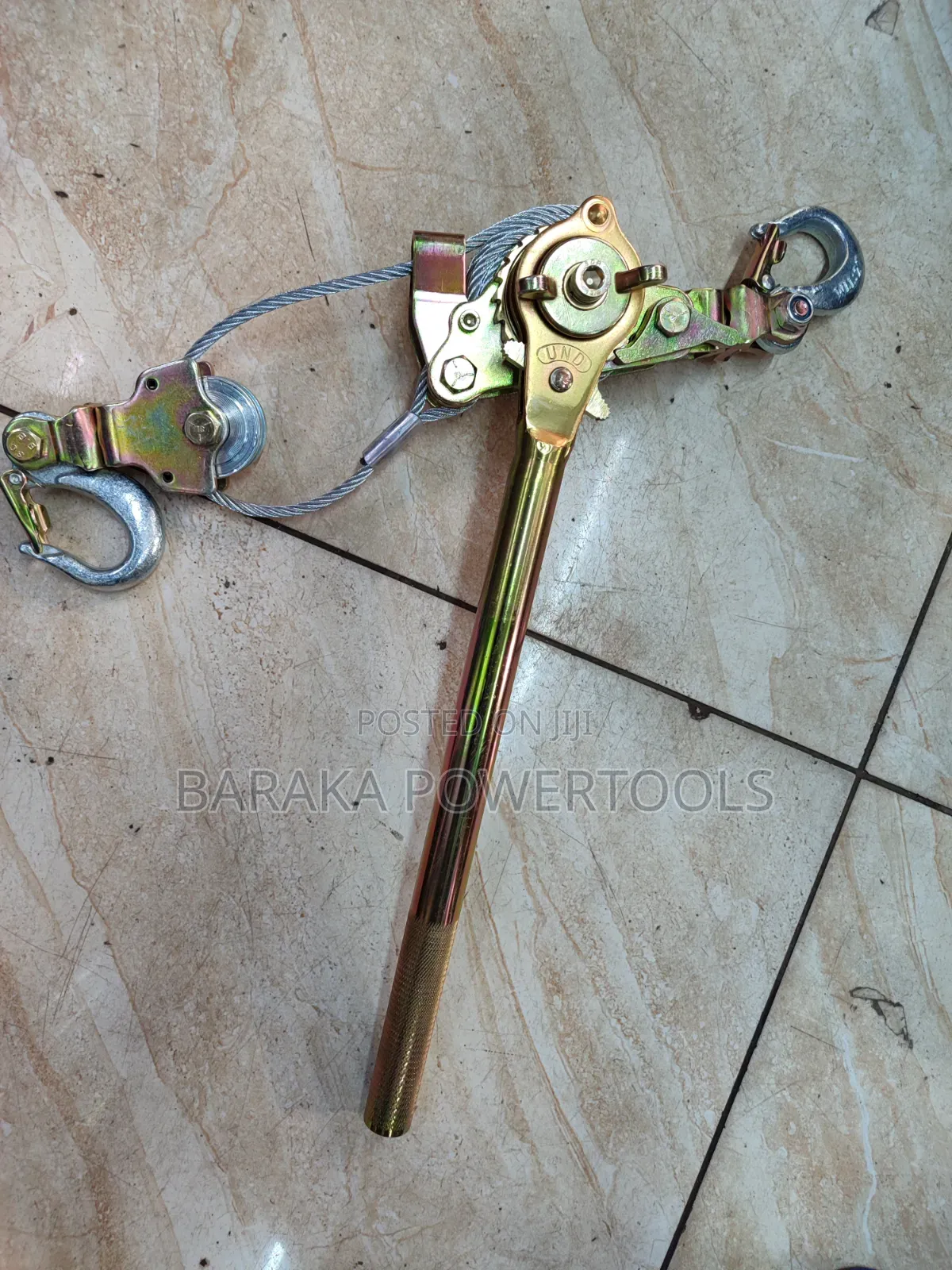 Heavy-Duty Manual Ratchet Wire-Rope Puller,