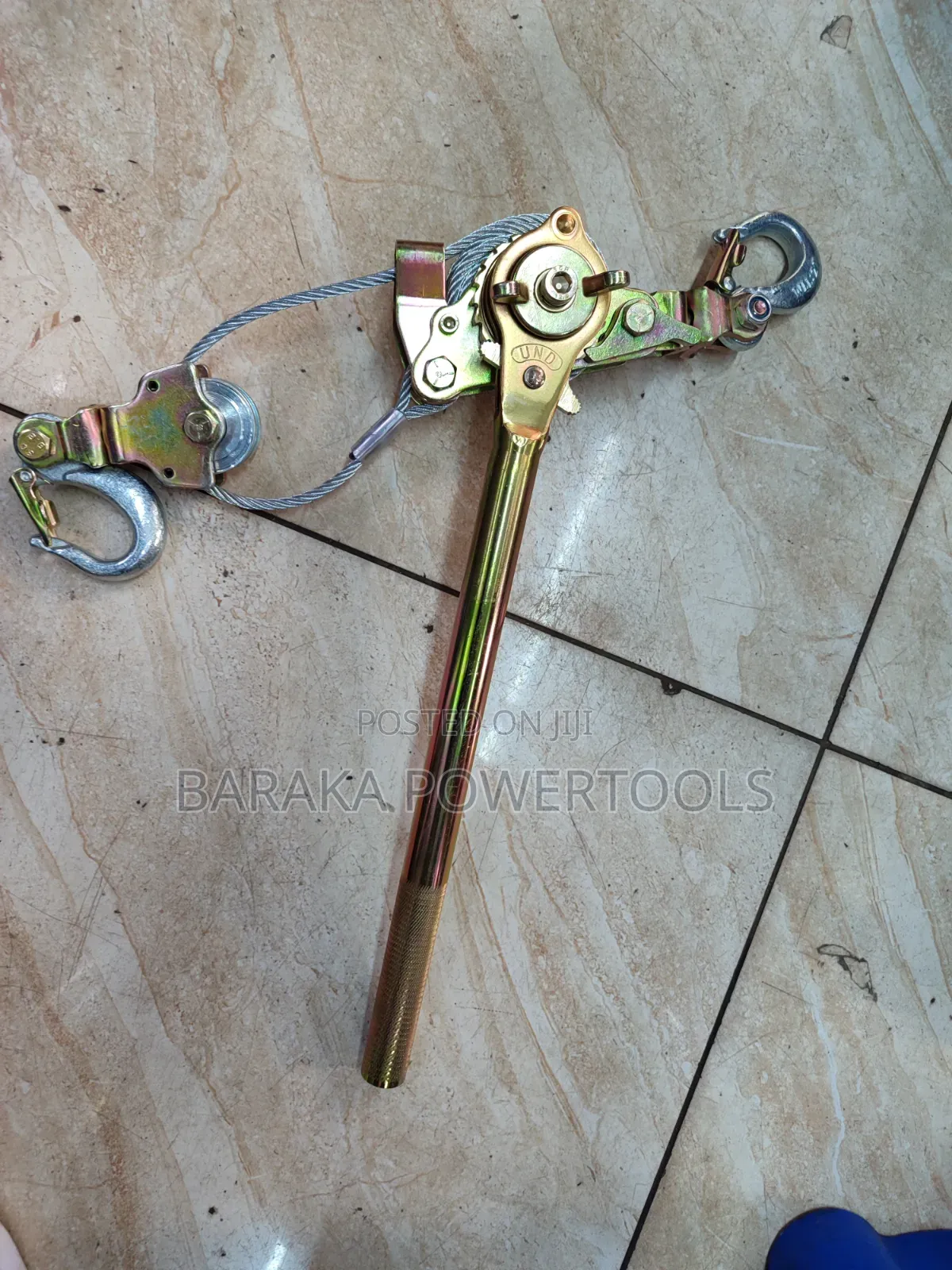 Heavy-Duty Manual Ratchet Wire-Rope Puller,