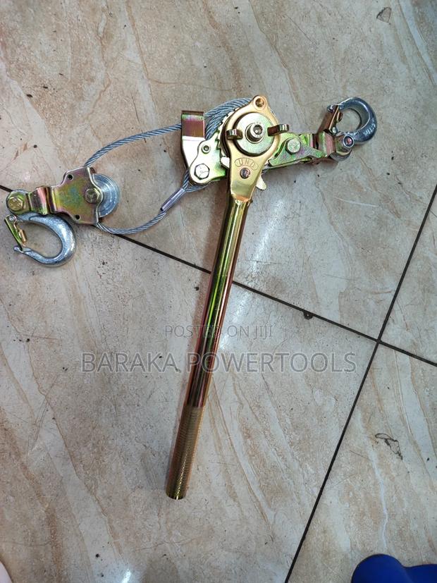 Heavy-Duty Manual Ratchet Wire-Rope Puller, - thumbnail 2