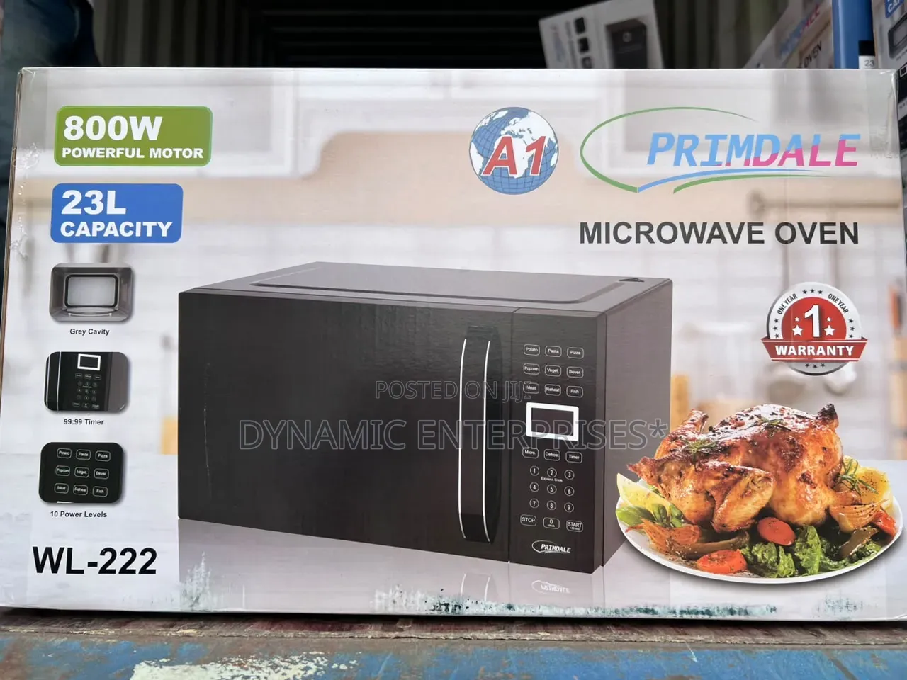23 Liters Digital Microwave.