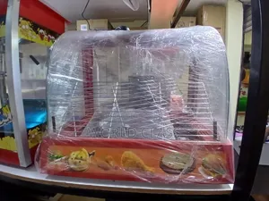 Commercial Curved-Glass Electric Food Warmer and Display Showcase