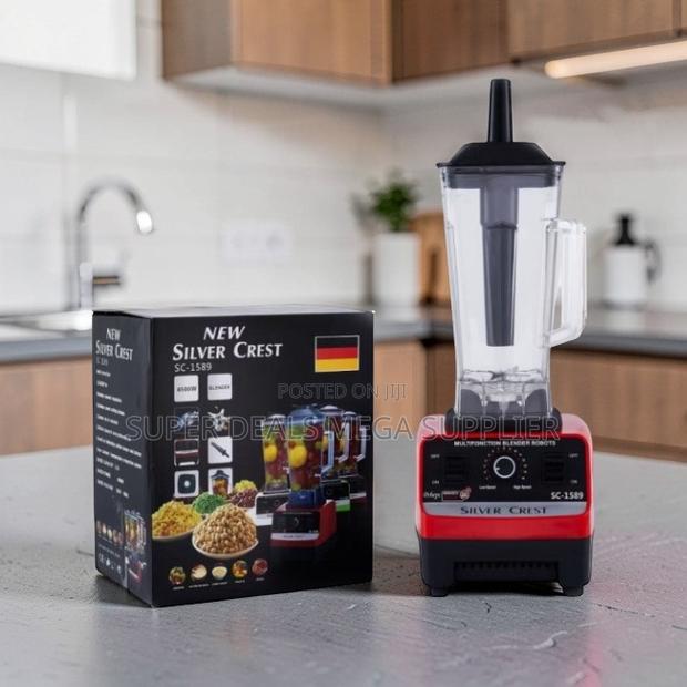 Quick Blending Silver Crest 2-in-1 Double Cup Blender + Grinder