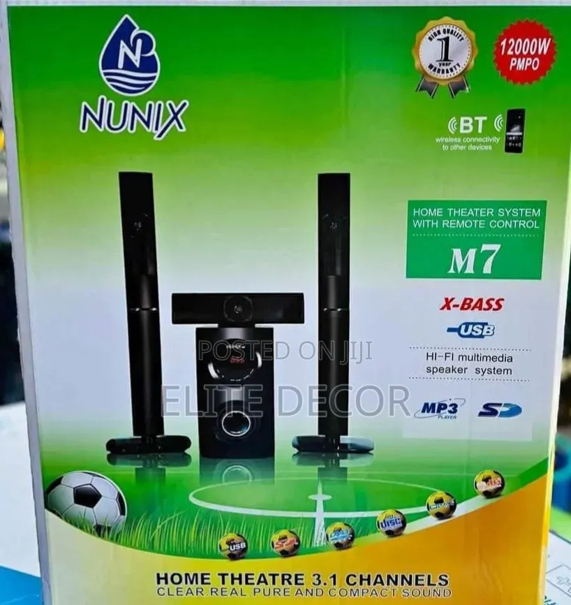 Nunix NU-M7 3.1CH Home Theater Speaker System
