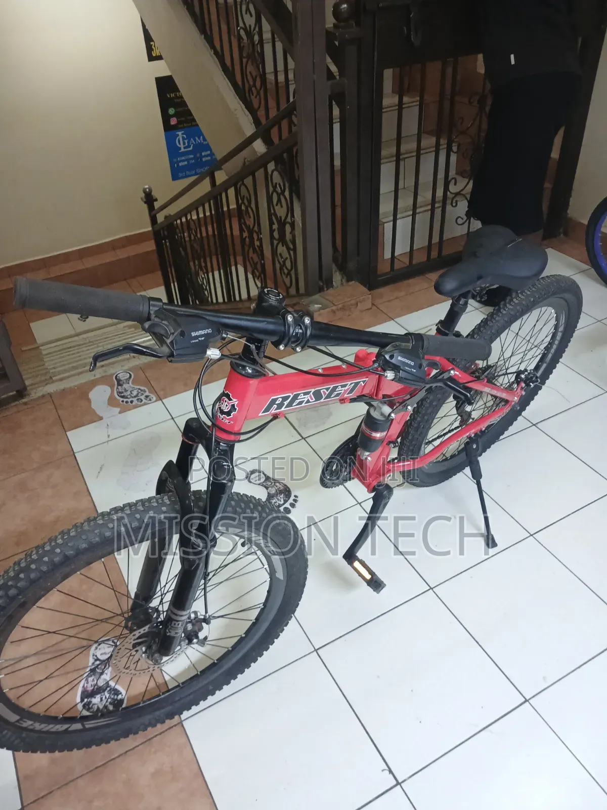 Reset 26-Inch Foldable Dual-Suspension Mountain Bike.