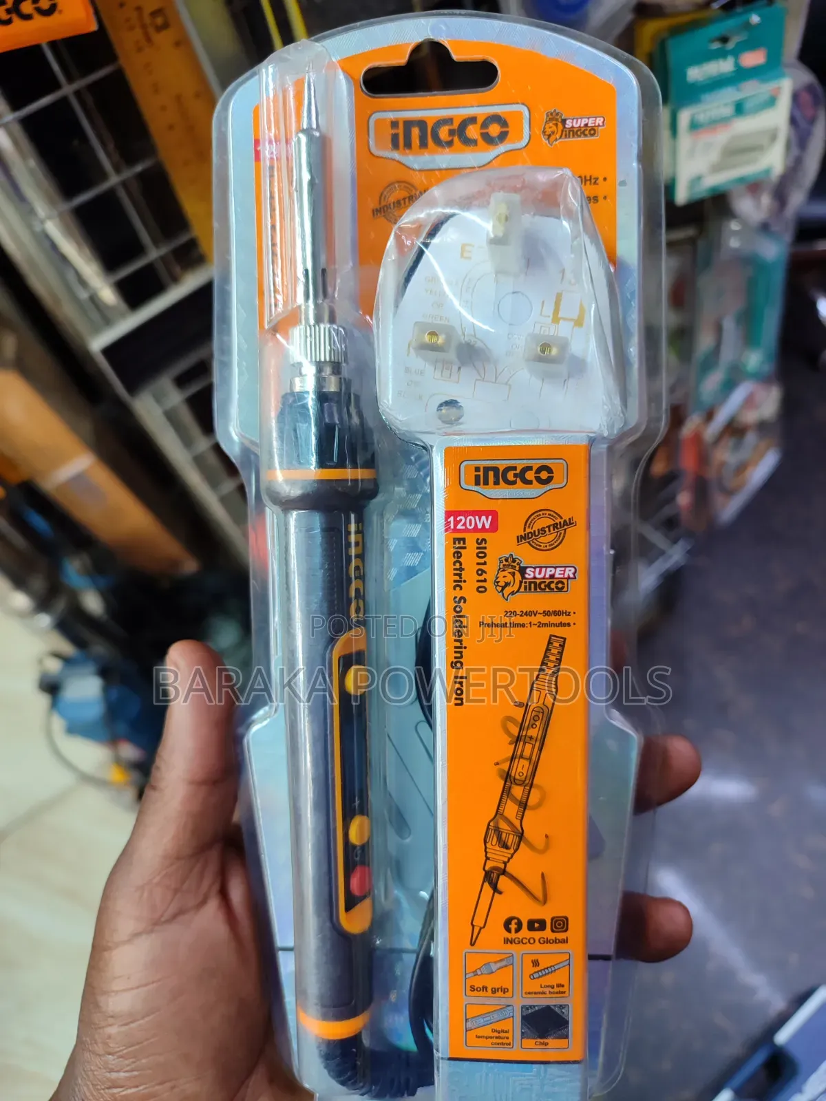 This Is an INGCO SI01610 Electric Soldering Iron.