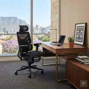 Office Chairs; Fabric Orthopedic Executive Office Chair With Footrest