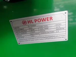 Hl Power Diesel Generator 7.5kva Silent