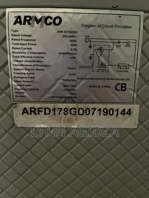 Armco Top Mount Fridge, 118L