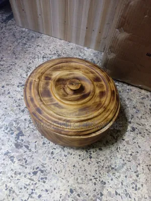 10 Inch Wooden Bowl With Lid