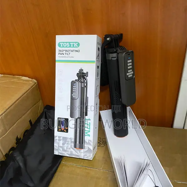 Universal T05 Portable 360° Rotating Smartphone Selfie Tripod