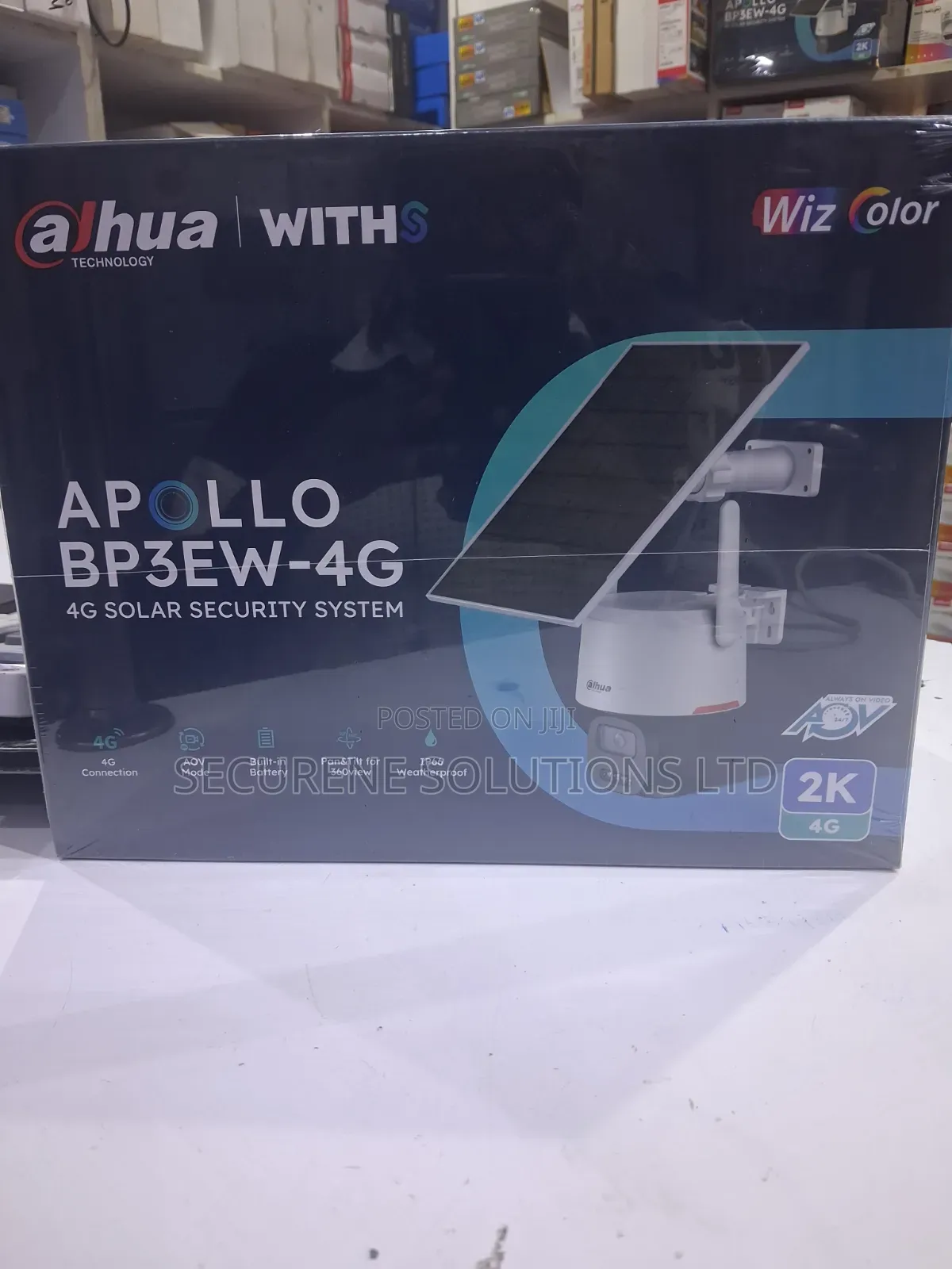 Dahua Apollo BP3EW-4G, a 2K Wireless Solar-Powered PTZ (Pan,tilt,zoom)