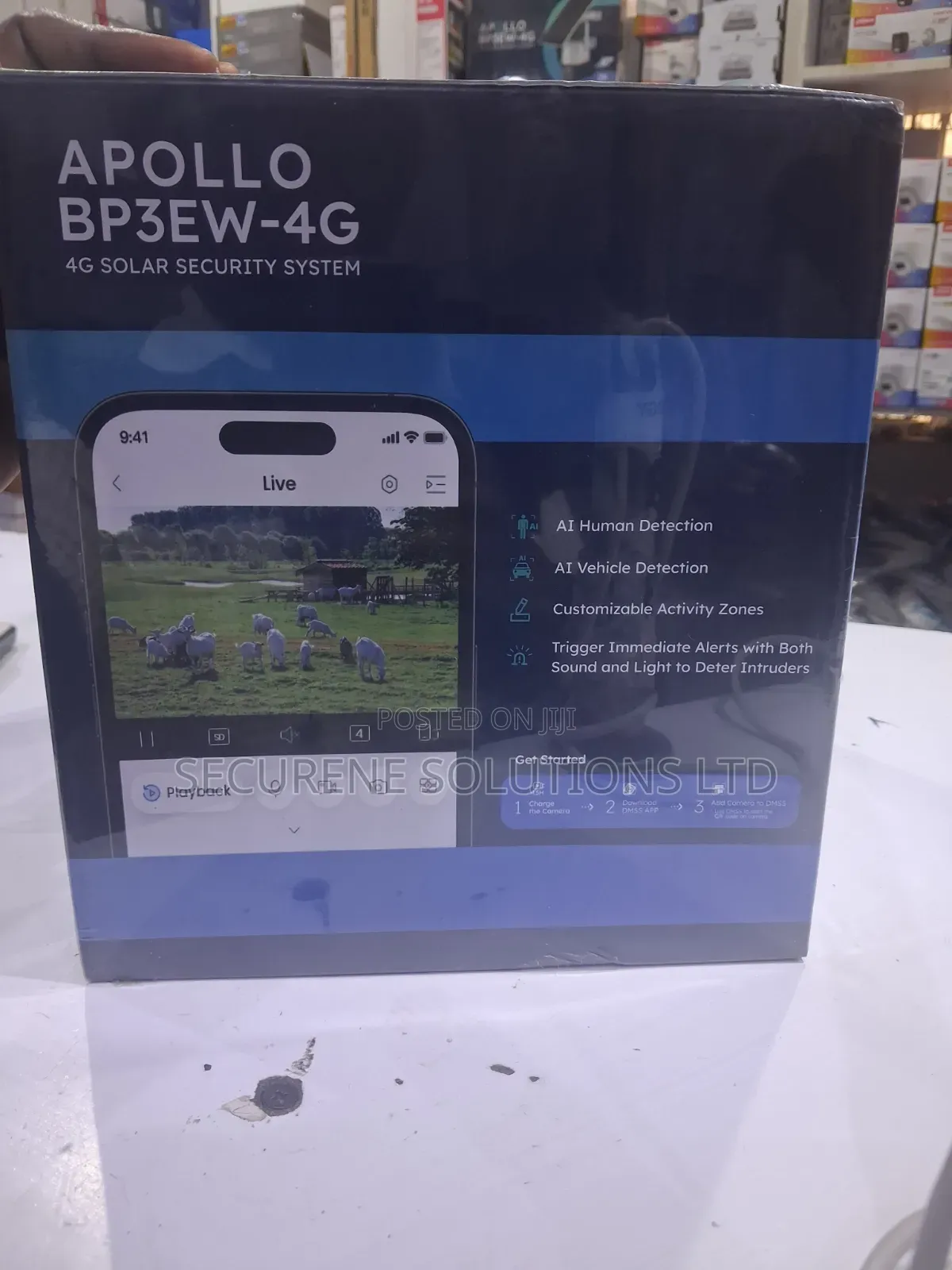Dahua Apollo BP3EW-4G, a 2K Wireless Solar-Powered PTZ (Pan,tilt,zoom)
